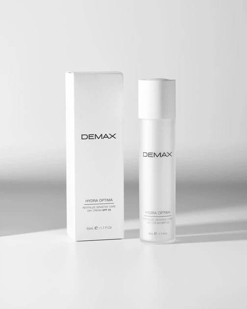 Увлажняющий дневной крем Demax professional Гидрооптима SPF 25 для длительного увлажнения поддержания тонуса 50мл - изображение 3