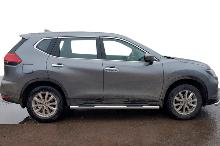 Боковые трубы (2 шт, нержавейка) для Nissan X-trail T32/Rogue 2014-2021 гг - изображение 6