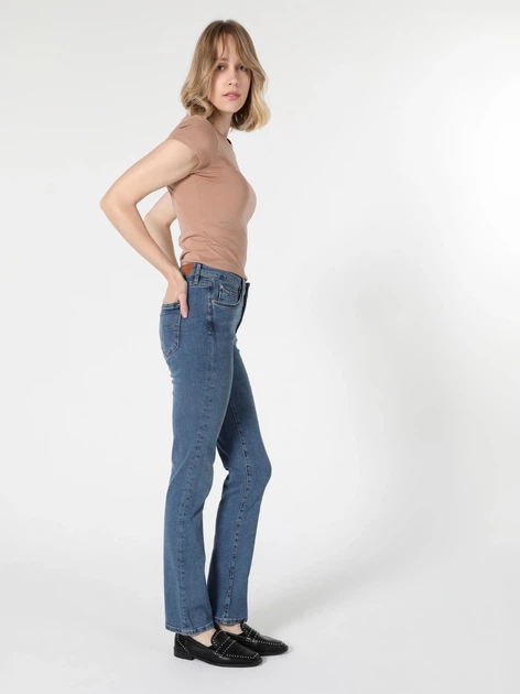 Джинсы Regular Fit женские Colin's 792 Mila CL1056309 26-34 Синие (8682240982692) - Фото 4 Джинсы Regular Fit женские Colin's 792 Mila CL1056309 26-34 Синие (8682240982692) - изображение 4