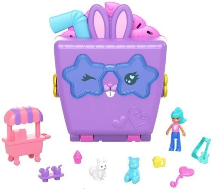 Zestaw do zabawy Mattel Polly Pocket Wesoły królic (0194735174102) - obraz 1