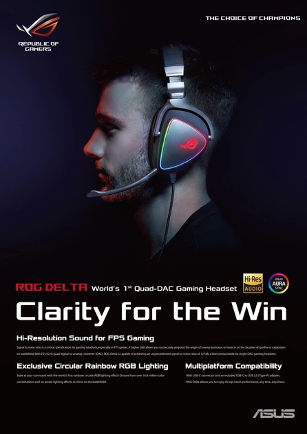 Słuchawki Asus ROG Delta - obraz 13