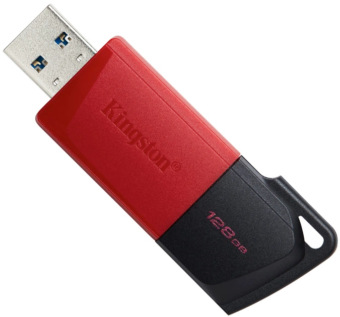 Флешка KINGSTON DataTraveler Exodia M 128 GB USB 3.2 Black/Red - Фото 1 Флешка KINGSTON DataTraveler Exodia M 128 GB USB 3.2 Black/Red - зображення 1