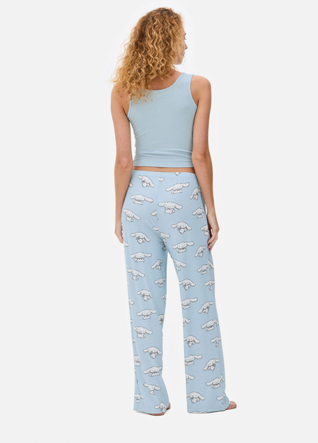 Женская пижама Primark Ribbed Cinnamoroll М Комплект для дома и сна Голубой (8979) - изображение 2