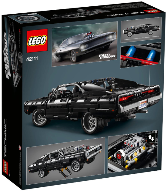 Конструктор LEGO Technic Dom's Dodge Charger (42111) [78499] - изображение 7