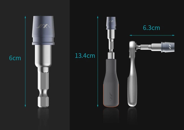 Викрутка з комплектом біт і насадок Xiaomi Jimi Home Screwdriver Set (JM-GNT41) [83231] - зображення 9