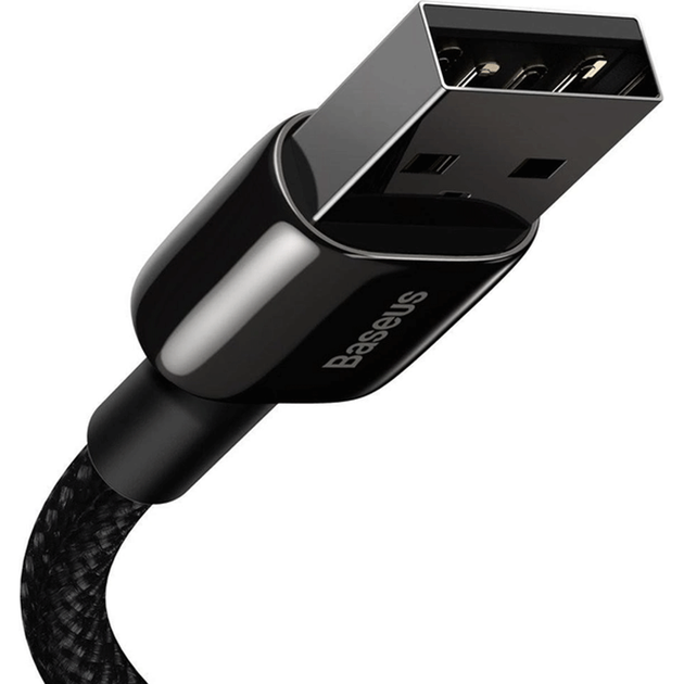Кабель Baseus Tungsten Gold USB to Lightning 2m Black (CALWJ-A01) [92830] - изображение 3
