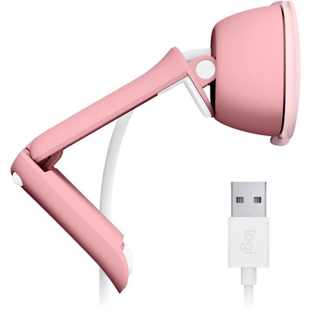 Веб-камера Logitech Brio 100 Rose (960-001623) [96684] - изображение 3