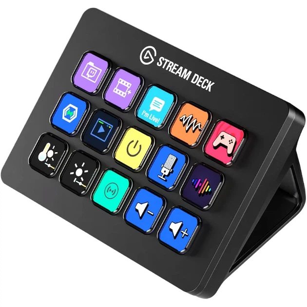 Контролер для стримінгу Elgato Stream Deck MK.2 Black (10GBA9901