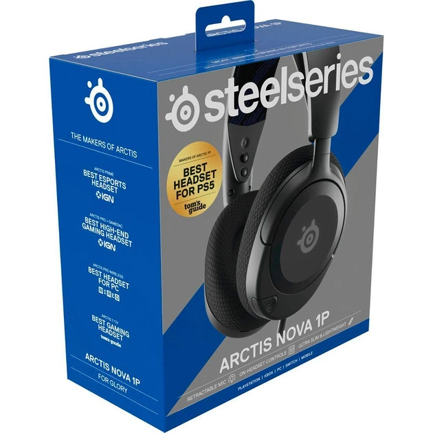 Игровые наушники SteelSeries Arctis Nova 1P Black (61611) [108269] - изображение 7