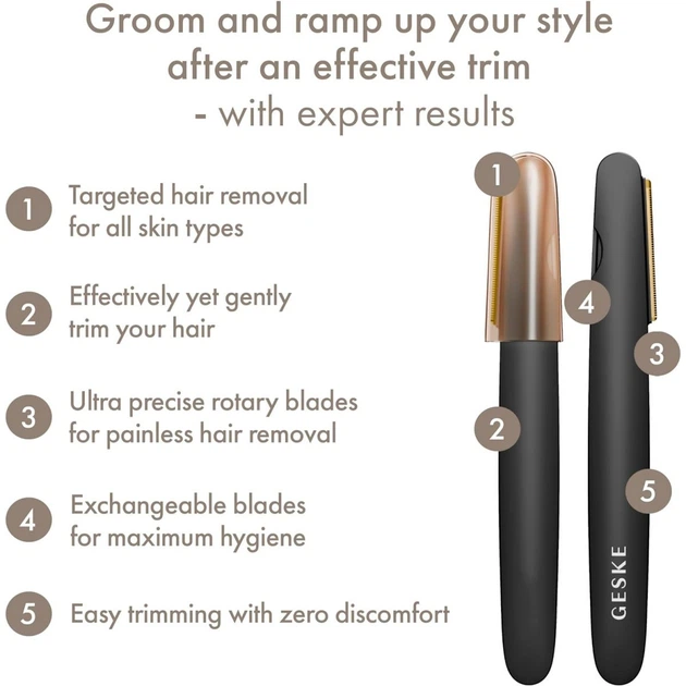 Триммер для тела GESKE Precision Trimmer 4in1 Gray (HB0450) [132061] - изображение 8