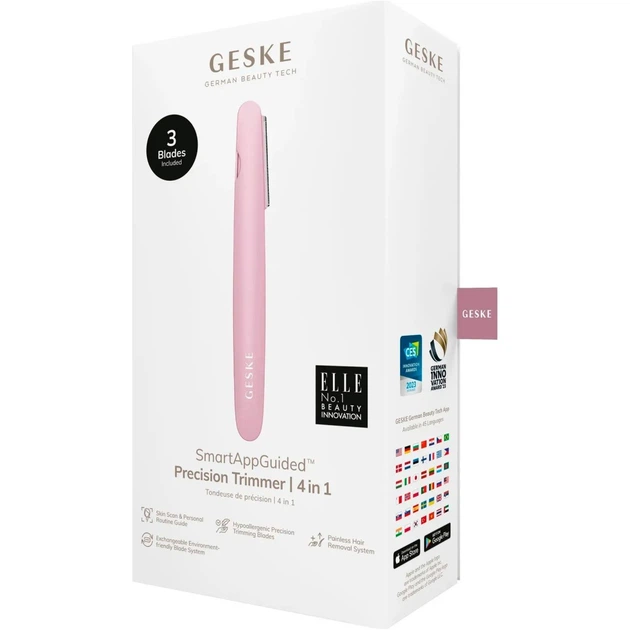 Триммер для тела GESKE Precision Trimmer 4in1 Pink (HB0454) [132065] - изображение 11