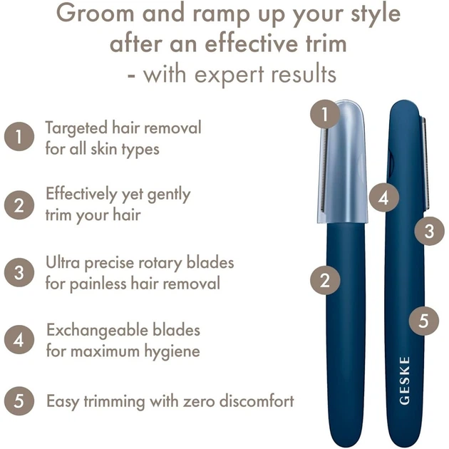 Триммер для тела GESKE Precision Trimmer 4in1 Midnight (HB0453) [132064] - изображение 8