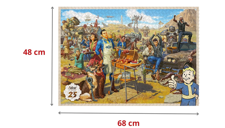 Пазлы Good Loot Fallout 25th Anniversary 1000 Элементов - Фото 4 Пазлы Good Loot Fallout 25th Anniversary 1000 Элементов - изображение 4