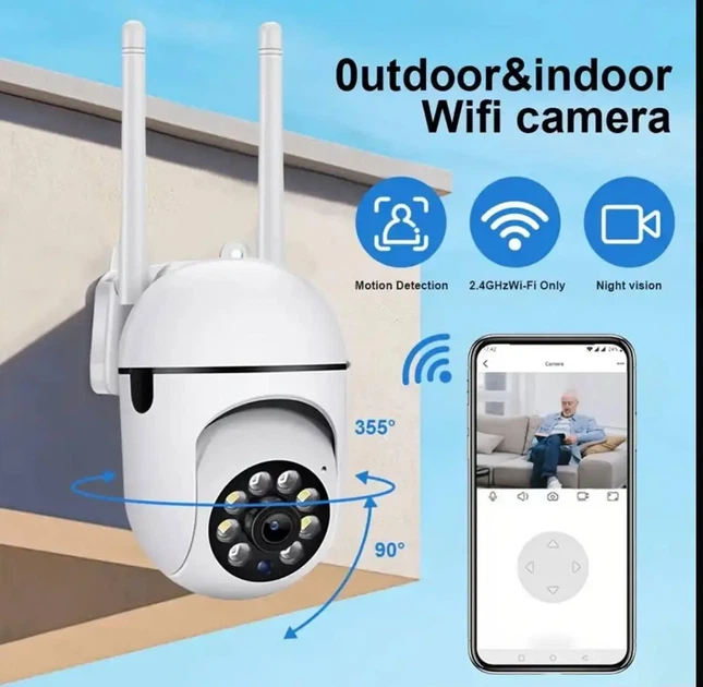 Камера безопасности HD 1080P - Ourlife, домашняя умная Wi-Fi камера безопасности - изображение 5