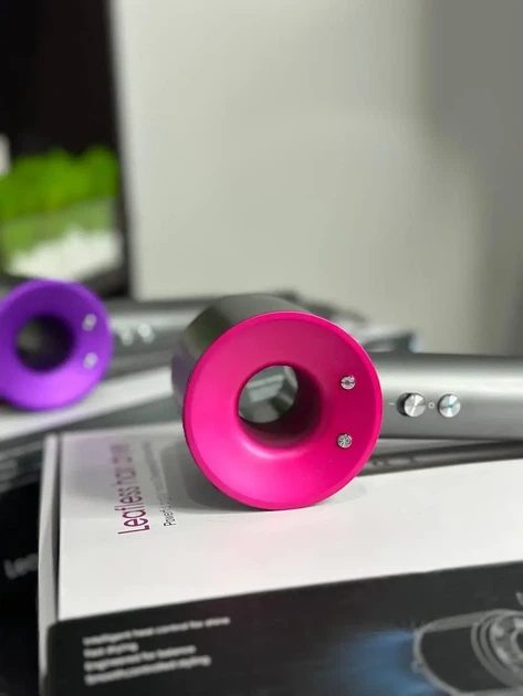 Фен для волос Leafless Hair Dryer стайлер фен для волос мощный фен 1 насадка 1600 Вт Fuchsia - изображение 2