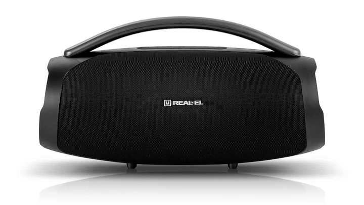 Колонка REAL-EL X-755 Black (70Вт, Bluetooth, USB, microSD, AUX, Mic, RGB, TWS, 4500мА*год) - зображення 2