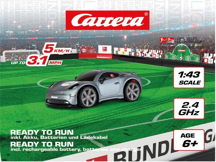 Машинка на радіокеруванні Carrera Bundesliga Сіра (9003150149200) - зображення 8