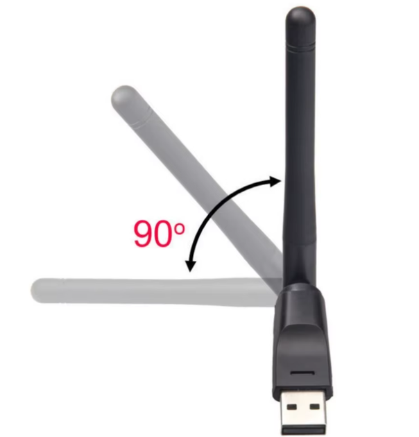 Портативний Wi-Fi 150 Мбіт/с мережева карта USB 2.4 ГГц адаптер MT8188 з антеною для комп’ютера/телефону - Фото 2 Портативний Wi-Fi 150 Мбіт/с мережева карта USB 2.4 ГГц адаптер MT8188 з антеною для комп’ютера/телефону - изображение 2