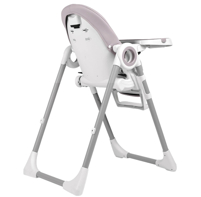 Krzesełko do karmienia Nukido Belo ze stolikiem wrzosowe (5903890611507) - obraz 3
