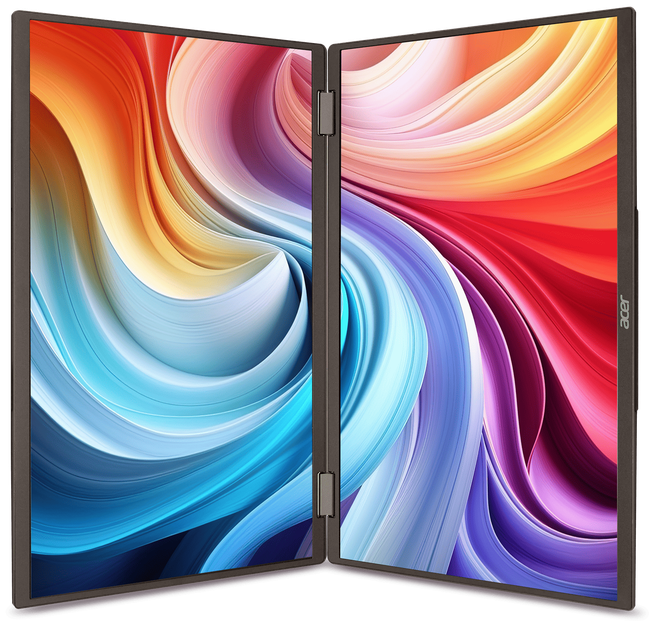 Монiтор 15.6" Dual Portable PD163QTbmiuux (UM.ZP3EE.011) Black Acer (teh0022252) - Фото 5 Монiтор 15.6" Dual Portable PD163QTbmiuux (UM.ZP3EE.011) Black Acer (teh0022252) - зображення 5