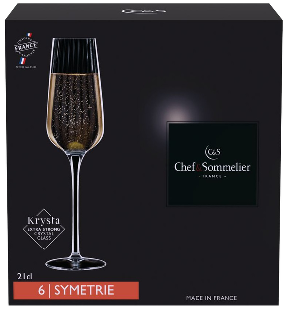 Келих Chef & Sommelier SYMETRIE 210 мл (6 шт) - Фото 4 Келих Chef & Sommelier SYMETRIE 210 мл (6 шт) - зображення 4