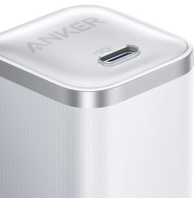 Мережевий зарядний пристрій Nano Charger - 45W USB-C White Anker (2000003351633) - Фото 2 Мережевий зарядний пристрій Nano Charger - 45W USB-C White Anker (2000003351633) - зображення 2