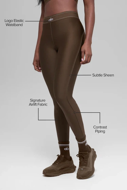 Жіночий спортивний комплект Alo Yoga Airlift Suit Up "Espresso" XS (W9780R_W51428R) - изображение 8
