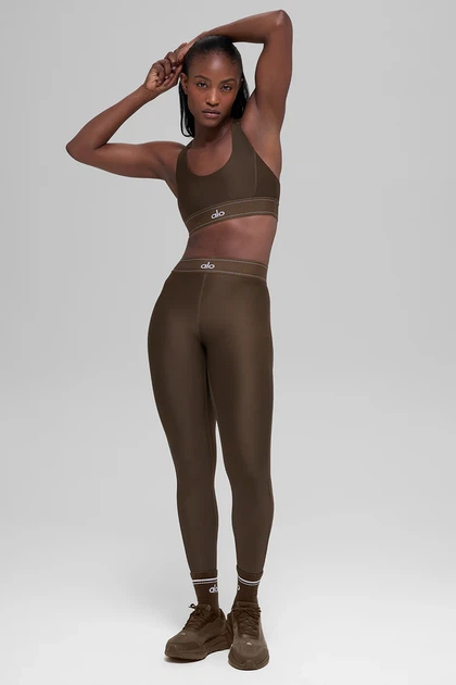 Жіночий спортивний комплект Alo Yoga Airlift Suit Up "Espresso" XS (W9780R_W51428R) - изображение 12