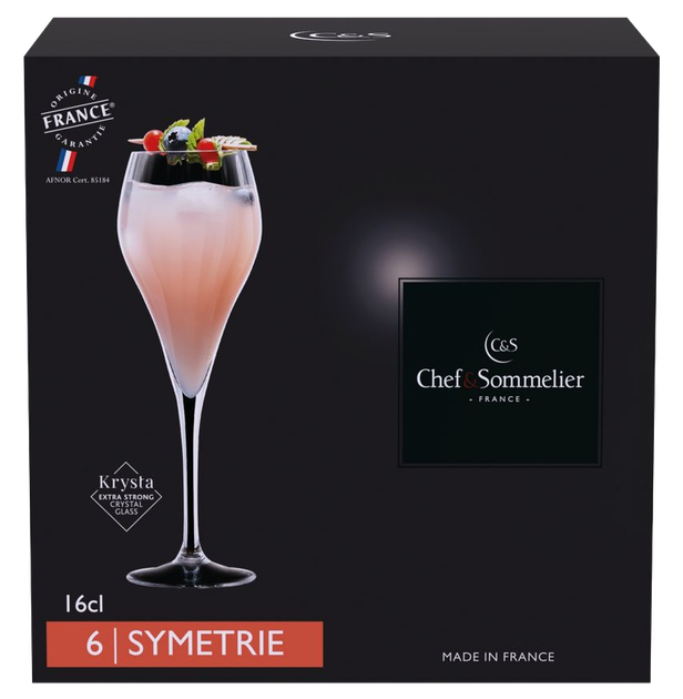 Келих Chef & Sommelier SYMETRIE 160 мл (6 шт) - Фото 8 Келих Chef & Sommelier SYMETRIE 160 мл (6 шт) - зображення 8