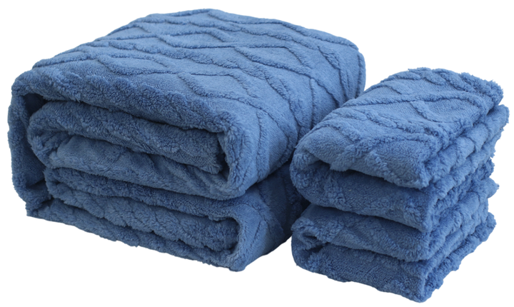 Текстиль для дому SOHO Наб. Ковдра 200*220 см+2 нав. 50*70 см Romance Blue - Фото 2 Текстиль для дому SOHO Наб. Ковдра 200*220 см+2 нав. 50*70 см Romance Blue - зображення 2