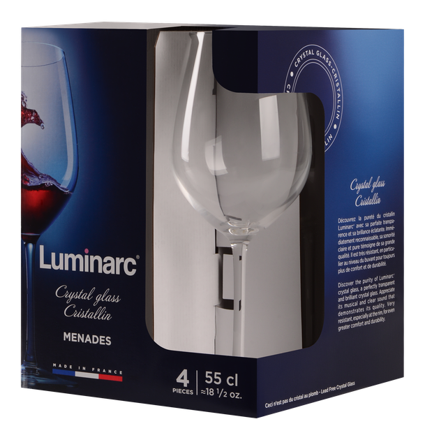 Набор бокалов Menades, 4х550 мл Luminarc (kuh0016496) - изображение 4
