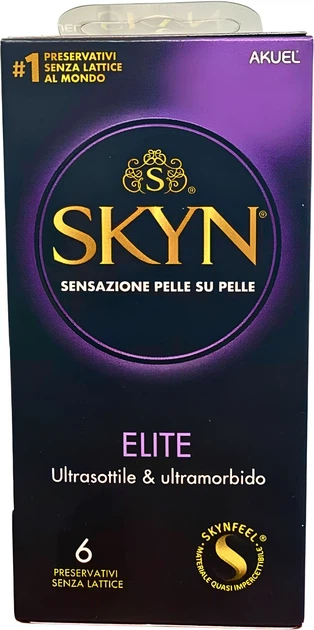 Презервативы Skyn Elite без латекса 6 шт (ROZ6501053539) - Фото 1 Презервативы Skyn Elite без латекса 6 шт (ROZ6501053539) - изображение 1