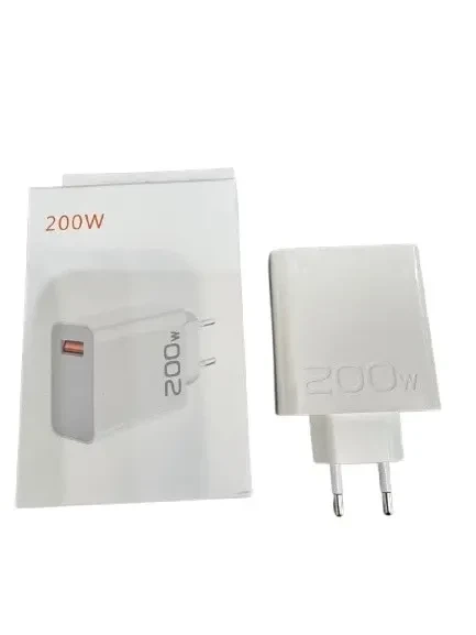 Мережевий зарядний пристрій 200 Вт з одним портом USB-A блок живлення 9918 - Фото 3 Мережевий зарядний пристрій 200 Вт з одним портом USB-A блок живлення 9918 - зображення 3