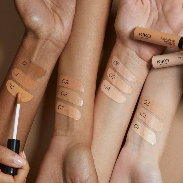Консилер KIKO MILANO Full Coverage Dark Circles Concealer 03 - Light Neutral 8 мл - зображення 2