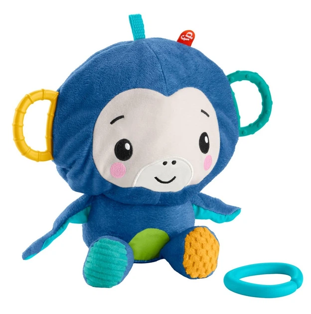 Zabawka Fisher Price Małpka i piłka 2 w 1 Niebieska (887961910384) - obraz 3