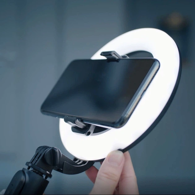 Монопод штатив для смартфонов и камер компактный легкий с LED лампой для фото и видеосъемки на улице - изображение 6