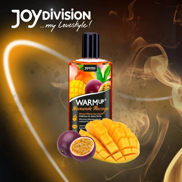 Їстівна масажна олія з ефектом, що розігріває WARMup Mango Maracuya 150 мл - изображение 3