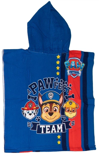 Ręcznik-ponczo Paw Patrol 55 x 110 cm (5407010078862) - obraz 3