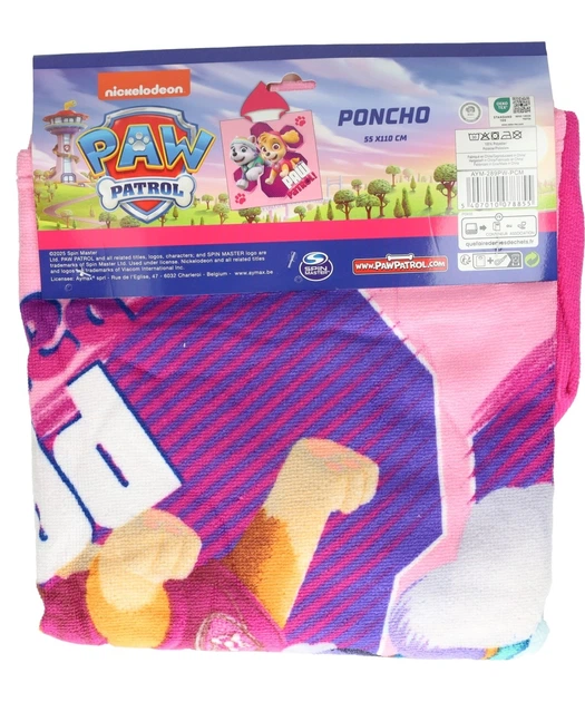 Ręcznik-ponczo Paw Patrol 55 x 110 cm (5407010078855) - obraz 4