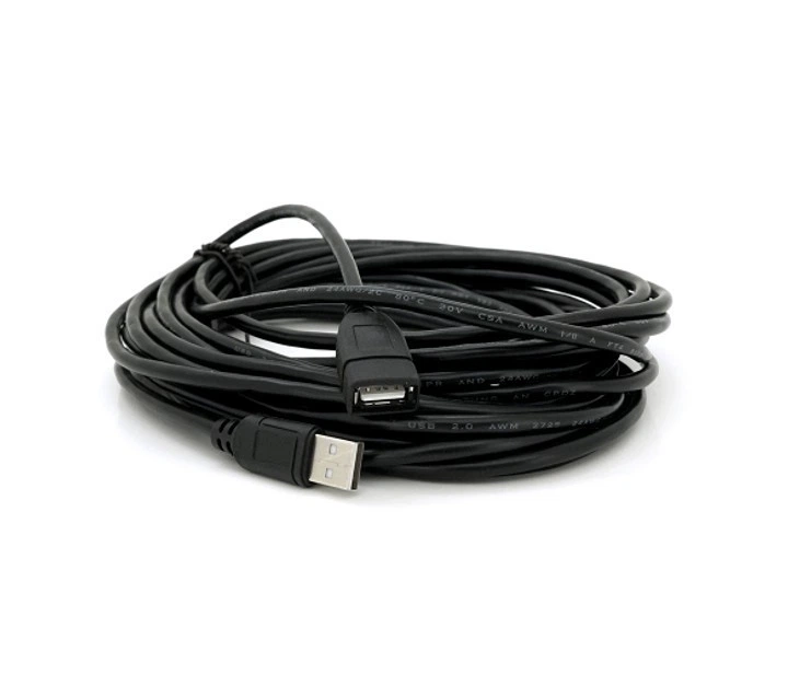 Подовжувач USB 10 метрів чорний для підключення пристроїв висока швидкість передачі даних для дому та офісу - зображення 7