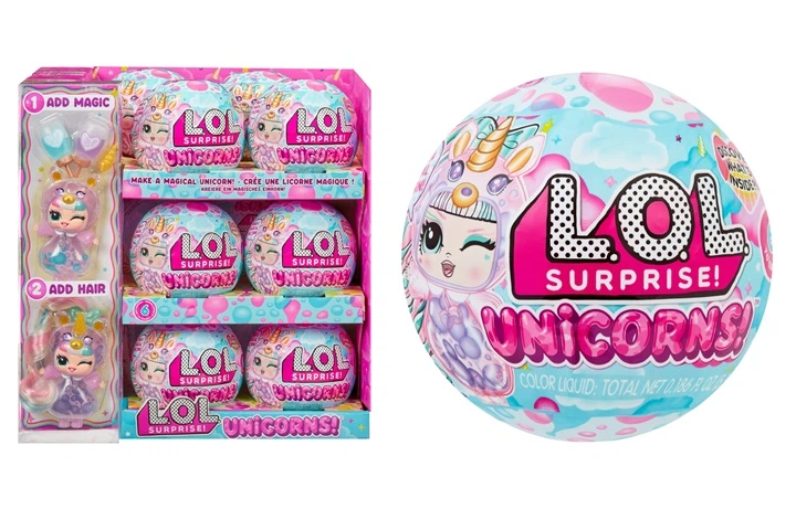 Lalka niespodzianka L.O.L. Surprise Unicorn Tots 121343 (35051121343) - obraz 2
