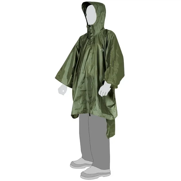 Плащ пончо дощовик водонепроникний легкий з капюшоном Tatonka Poncho 3 Cub XL/XXL (100010977) - Фото 2 Плащ пончо дощовик водонепроникний легкий з капюшоном Tatonka Poncho 3 Cub XL/XXL (100010977) - зображення 2