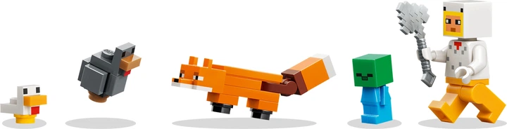 Конструктор LEGO Minecraft Куриная ферма 233 детали (21585) - Фото 16 Конструктор LEGO Minecraft Куриная ферма 233 детали (21585) - изображение 16