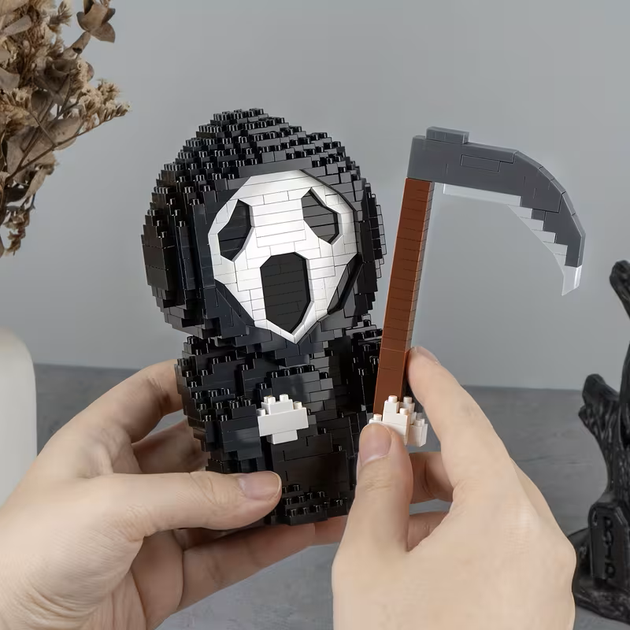 Конструктор фігурка Horror Icons Series Grim Reaper Ghostface Scream Примарне обличчя Крик - зображення 3
