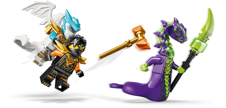 Конструктор LEGO Ninjago Робот Коула для миссии и Дракон Зейн 364