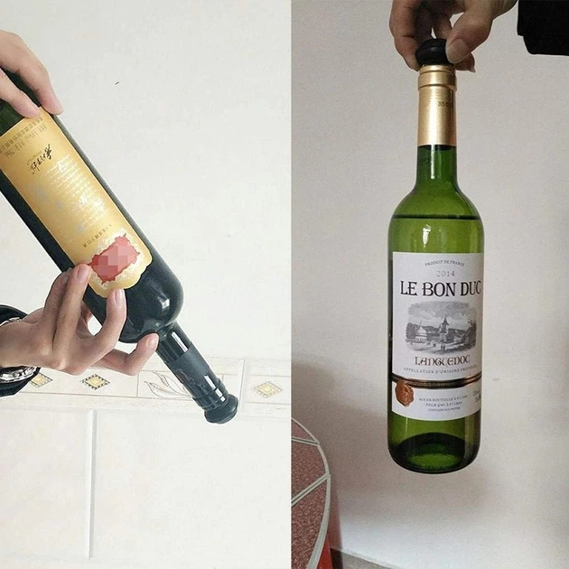 Вакуумна помпа для вина з 4 пробками Vacuum Wine Saver (LB-23106) - Фото 6 Вакуумна помпа для вина з 4 пробками Vacuum Wine Saver (LB-23106) - зображення 6