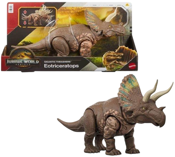 Figurka Mattel Jurassic World Dinozaur Gigantyczny Eotriceratops (194735309986) - obraz 3