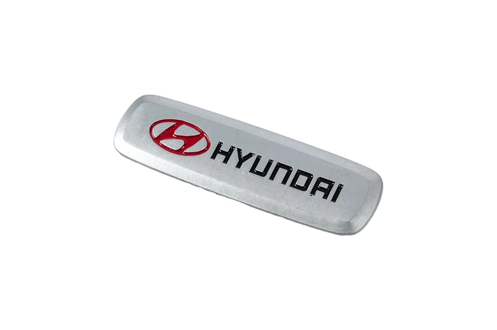 Шильдик алюмінієвий для килимків (1шт) для Тюнінг Hyundai (DD-ddm1596) - изображение 2