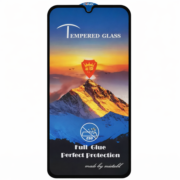 Захисне скло Mietubl для Xiaomi Redmi 15C Global Version (171 мм) ESD AntiStatic Full Glue з чорною рамкою - зображення 2