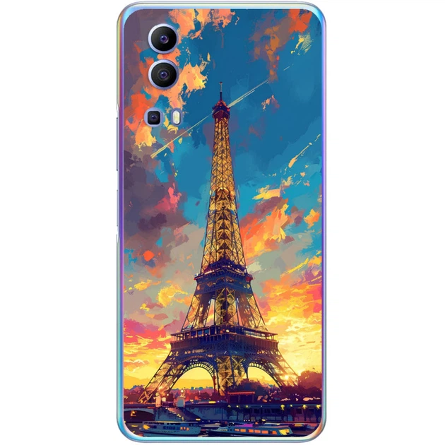 Силиконовый Чехол с Картинкой для Vivo Y72 5G Принт (Париж, Эйфелева Башня) (70077-ysm038) - Фото 1 Силиконовый Чехол с Картинкой для Vivo Y72 5G Принт (Париж, Эйфелева Башня) (70077-ysm038) - изображение 1